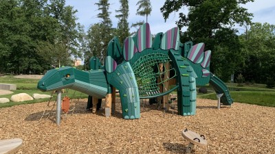 Originální hřiště v centru Pardubic už je otevřeno dětským hrátkám