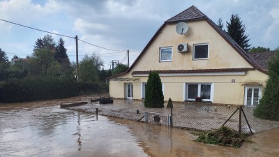 Bouřky v Moravské Třebové zaplavily domy