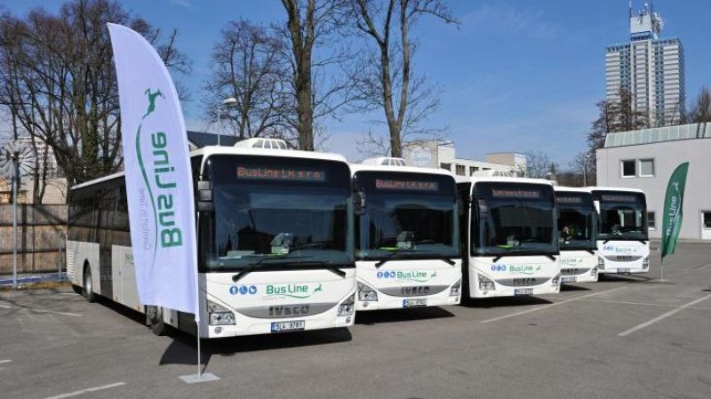 Autbusy Bus Line, foto zdroj město Moravská Třebvá