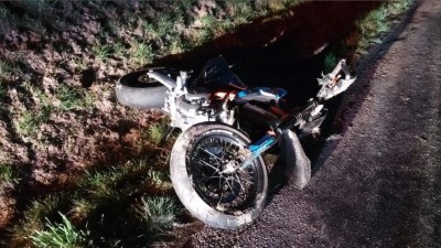 K nehodě motocyklisty v Tisové letěl záchranářský vrtulník