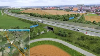 Vizualizace dálnice D35 Vysoké Mýto – Džbánov. ŘSD ČR