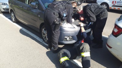 Když hasiči pomáhají - vysvobodí zaseklé kotě z motoru auta, či malé dítě z mřížky okolo krbu