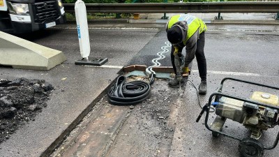 Jedna strana hotová, od září se rychlodráha v Pardubicích opět rozjede