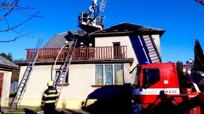 K pož&aacute;ru půdy rodinn&eacute;ho domu do&scaron;lo v obci Medkovy Kopce. Nejv&iacute;ce zasažen&eacute; bylo m&iacute;sto v oblasti kom&iacute;na