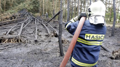 Hasiči v Pardubickém kraji evidují obrovský nárůst požárů porostu