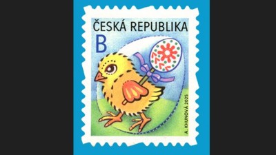 velikonoční známka foto Česká pošta