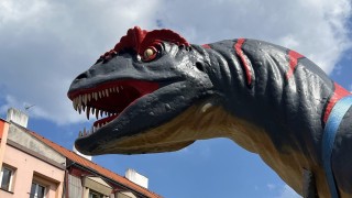 Strážníci v Pardubicích loví dinosaury