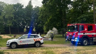 Další problém s grilovištěm v parku Pod Vinicí. Tentokrát tam bezdomovec opékal dětskou autosedačku