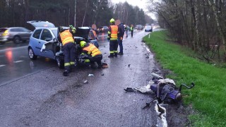 Při nehodě u Opočínku vylétl z auta motor