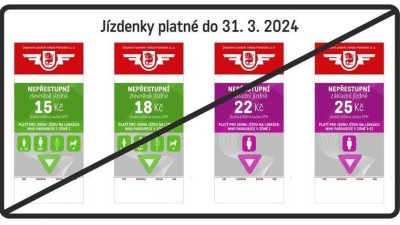 Od dubna si za jízdu městskou hromadnou dopravou v Pardubicích připlatíme