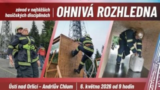 Ohnivá rozhledna nabídne pořádný adrenalin, koná se už zítra na Andrlově chlumu