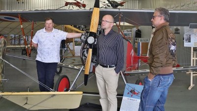Pod Kunětickou horou ožívá nejen Kašparův Blériot