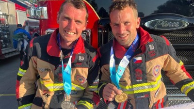 Pardubičtí hasiči mají první medaile na Světových policejních a hasičských hrách