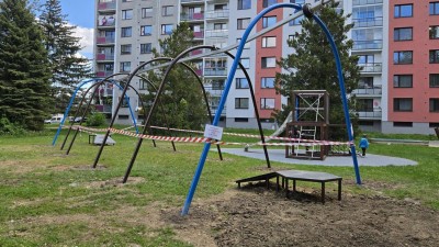 Dětská hřiště v Ústí nad Orlicí ožívají novinkami