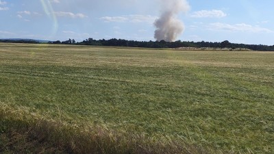 Oheň sklidil část část úrody na Pardubicku