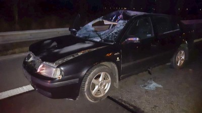 Auto smetlo u Opatovické elektrárny chodce. Na místě zemřel